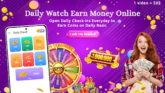 Schermata Super Earn: Watch & Make Money 2