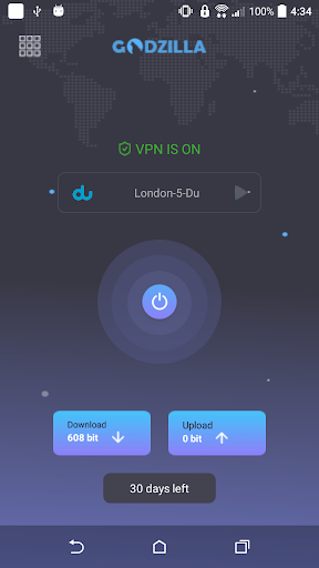 Schermata Godzilla VPN 1