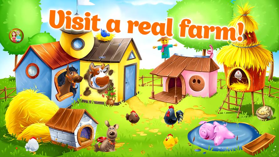 Kids Animal Farm Toddler Games スクリーンショット 0