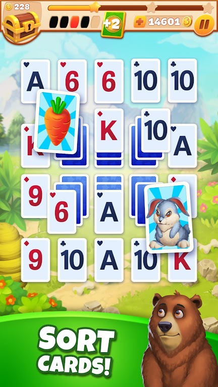 Solitaire Tarot: Fun Card Patience & Travelling Captura de pantalla 1