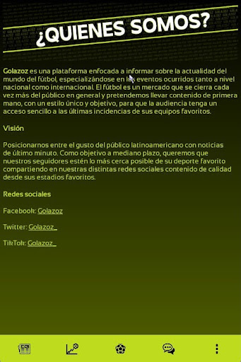 Golazoz -  Fútbol En Tus Manos Tangkapan skrin 0