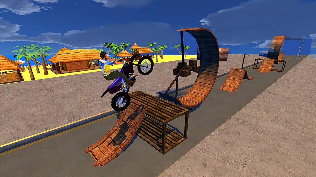 Racing Bike Stunts & Ramp Riding應用截圖第1張
