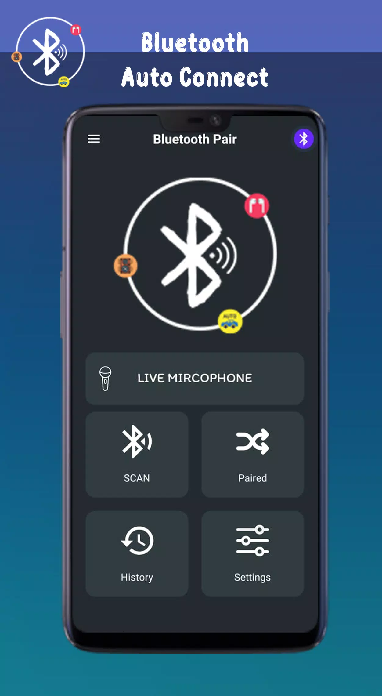 Bluetooth Auto Connect BT Pair Скриншот 1