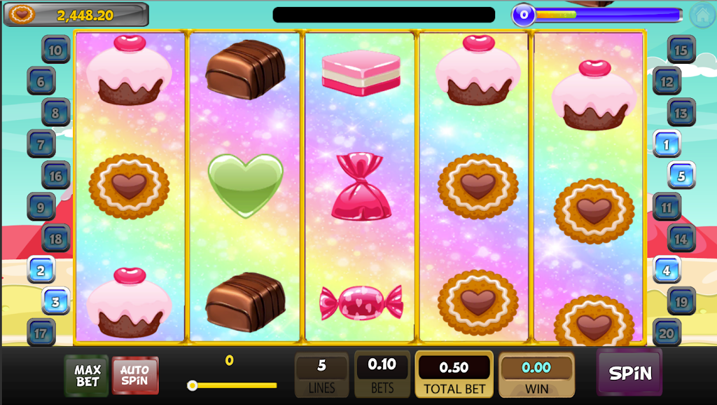 Candy Sweet Slot machine應用截圖第3張