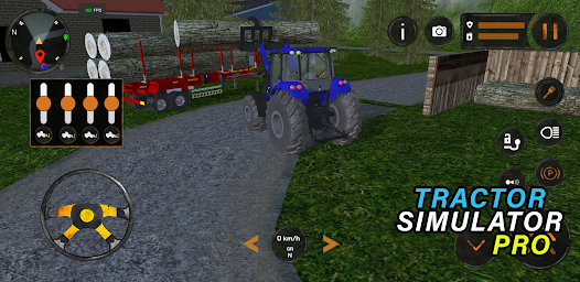 Farm Simulator: Wood Transport Ekran Görüntüsü 0