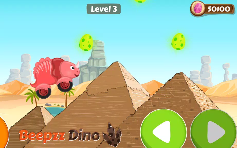 Schermata Car games for kids - Dino game 1