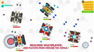 Battle.io Tank Battle Game Tangkapan skrin 1