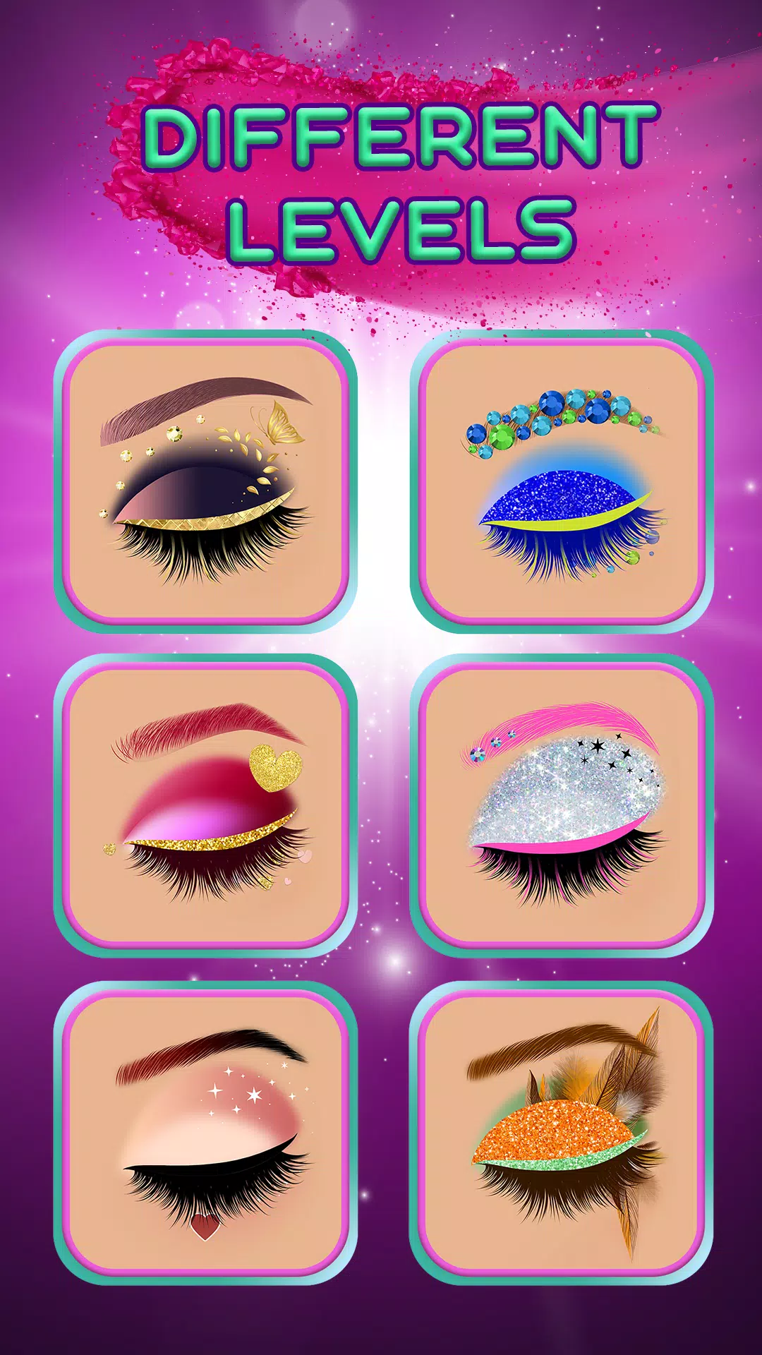 Eye makeup for girls Ekran Görüntüsü 1