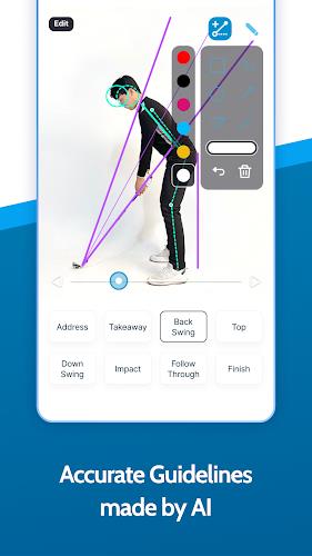 Golf Fix - AI Swing Analyzer Tangkapan skrin 1