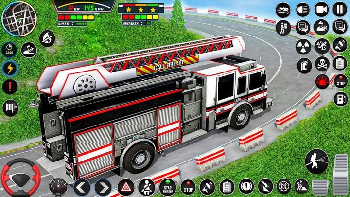 Firefighter: FireTruck Games Tangkapan skrin 2