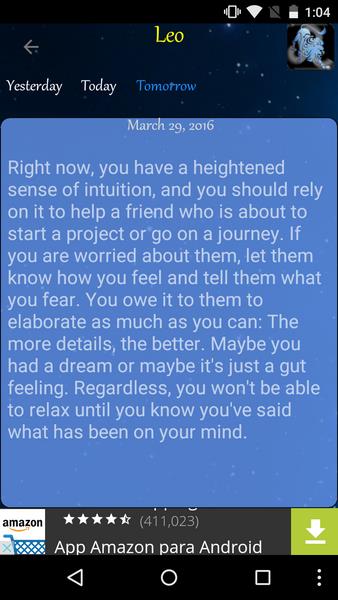 Aleksey Daily Horoscope Screenshot 3