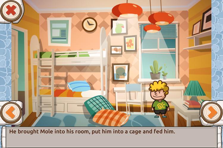 Schermata Mole's Adventure Story 2