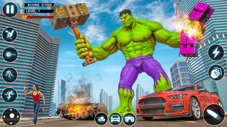 Incredible Monster Hero Games ภาพหน้าจอ 1