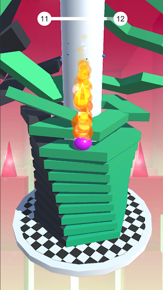 Ball Run Stack: Stack Ball 3D Mod Schermafbeelding 1