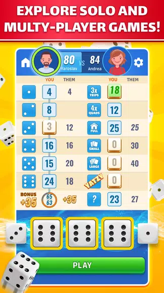 Yatzy: Dice Game Online應用截圖第1張