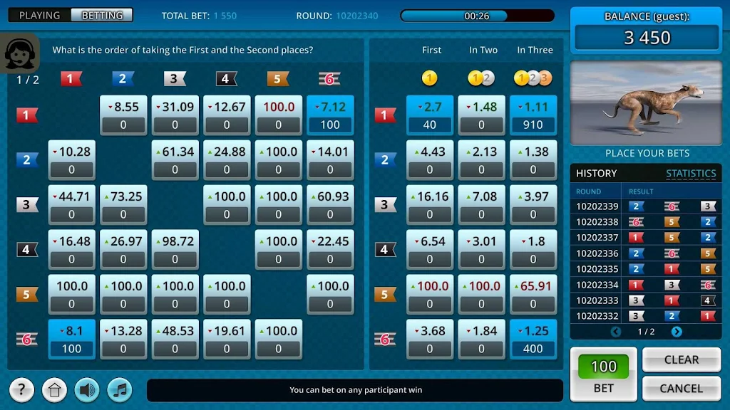 Dogs3D Races Betting应用截图第0张