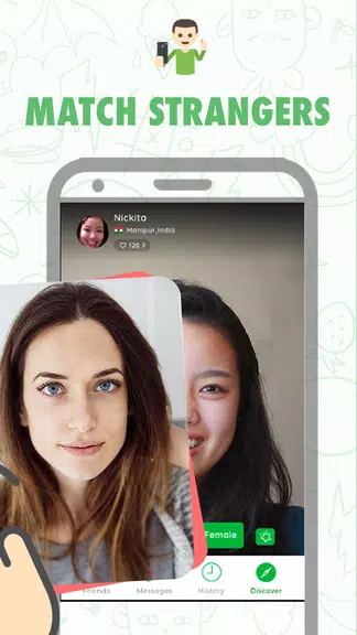 Pally Video chat Ảnh chụp màn hình 1