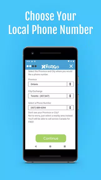 Fongo - Talk and Text Freely ภาพหน้าจอ 1