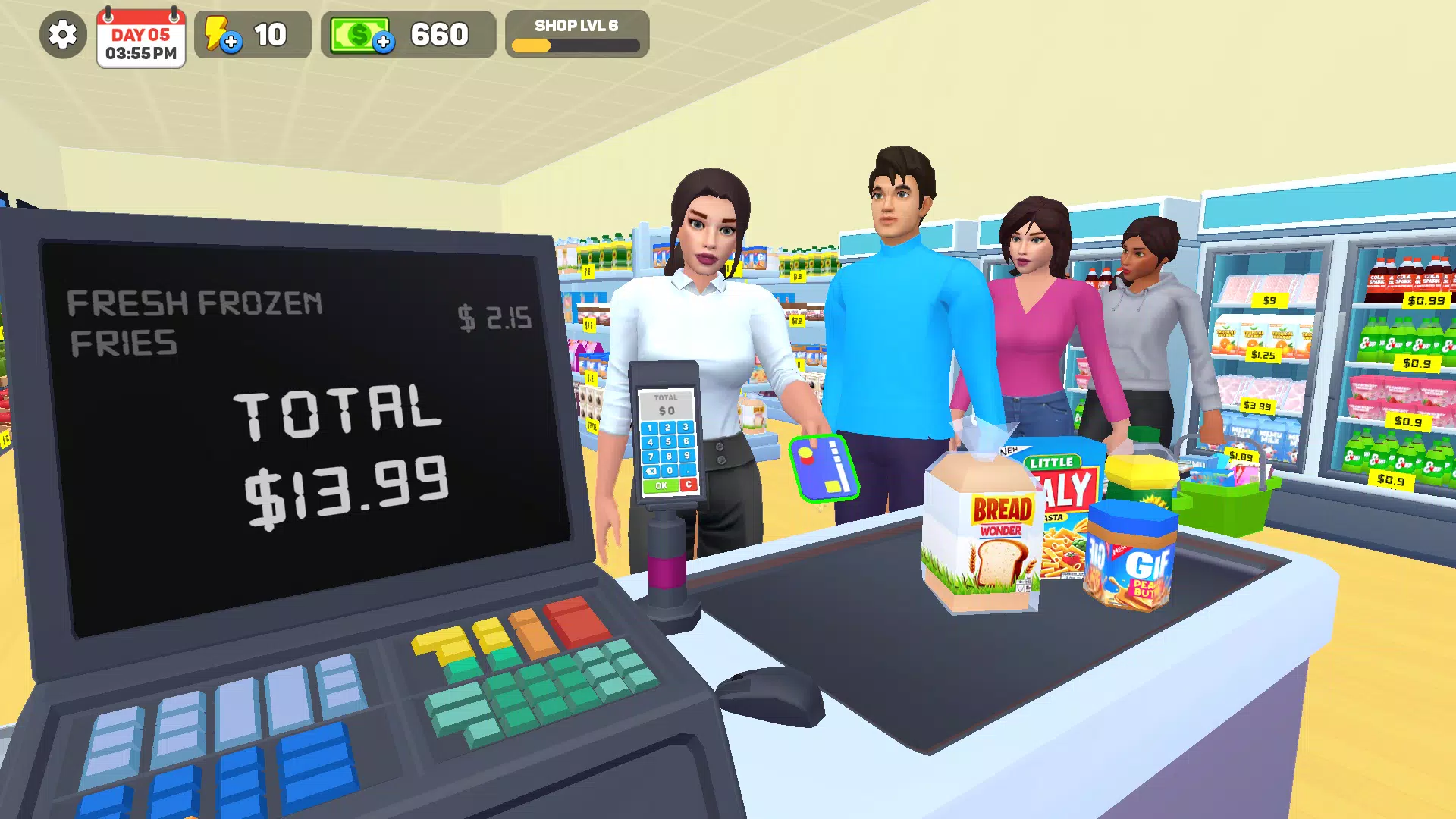 My Supermarket Simulator 3D ဖန်သားပြင်ဓာတ်ပုံ 1