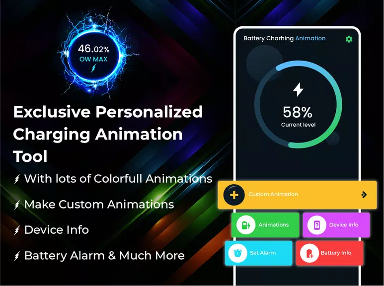 Ultra Fast Charging Animation Zrzut ekranu 0