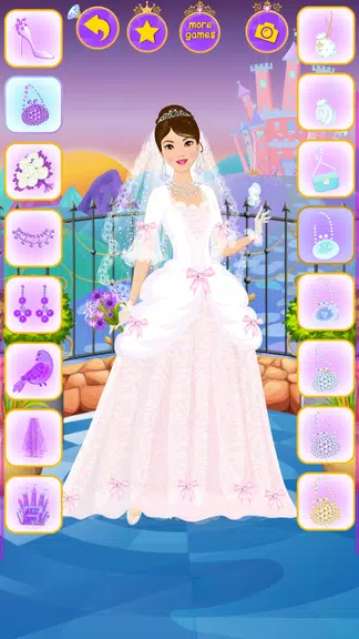 Princess Wedding Dress Up Game Zrzut ekranu 3