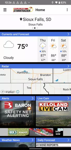 KELO Weather – South Dakota Ảnh chụp màn hình 1