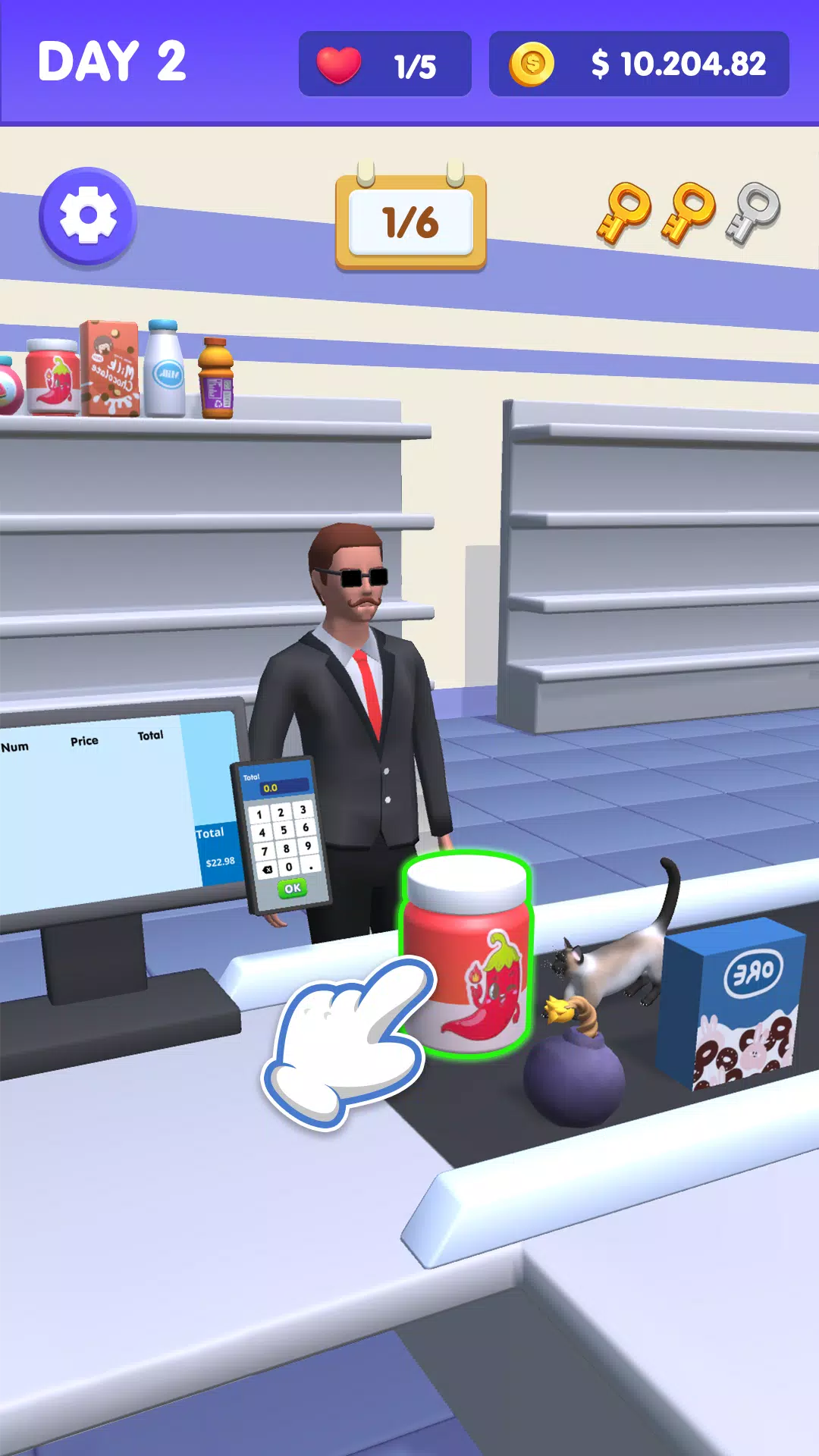 Supermarket Master Simulator ဖန်သားပြင်ဓာတ်ပုံ 0