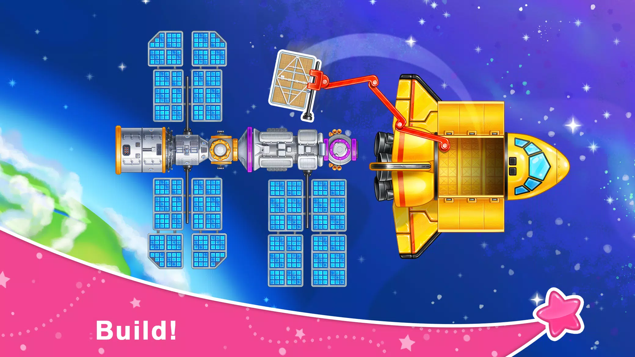 Rocket 4 space games Spaceship Tangkapan skrin 2