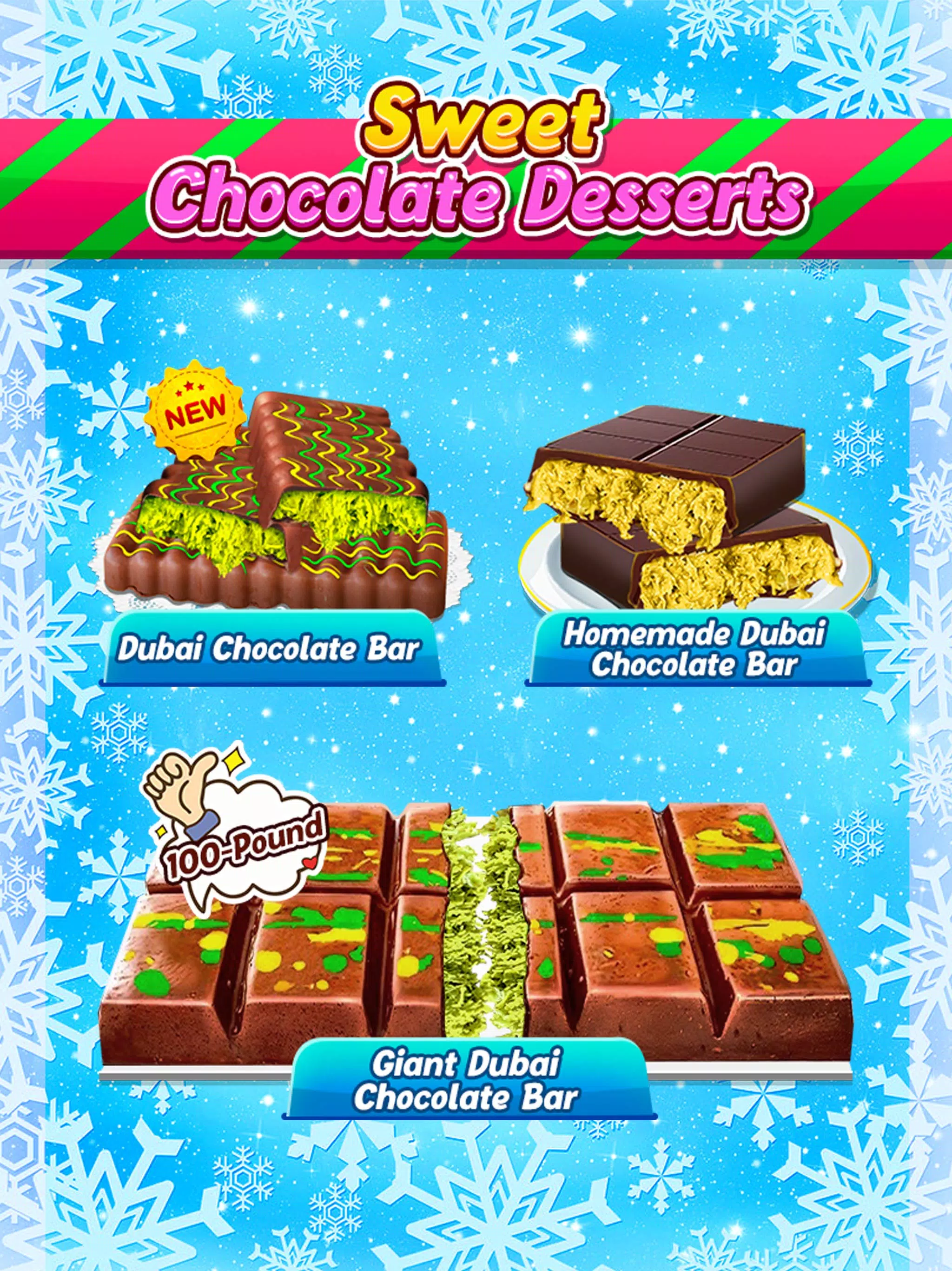 Sweet Chocolate Bar Desserts 스크린샷 3