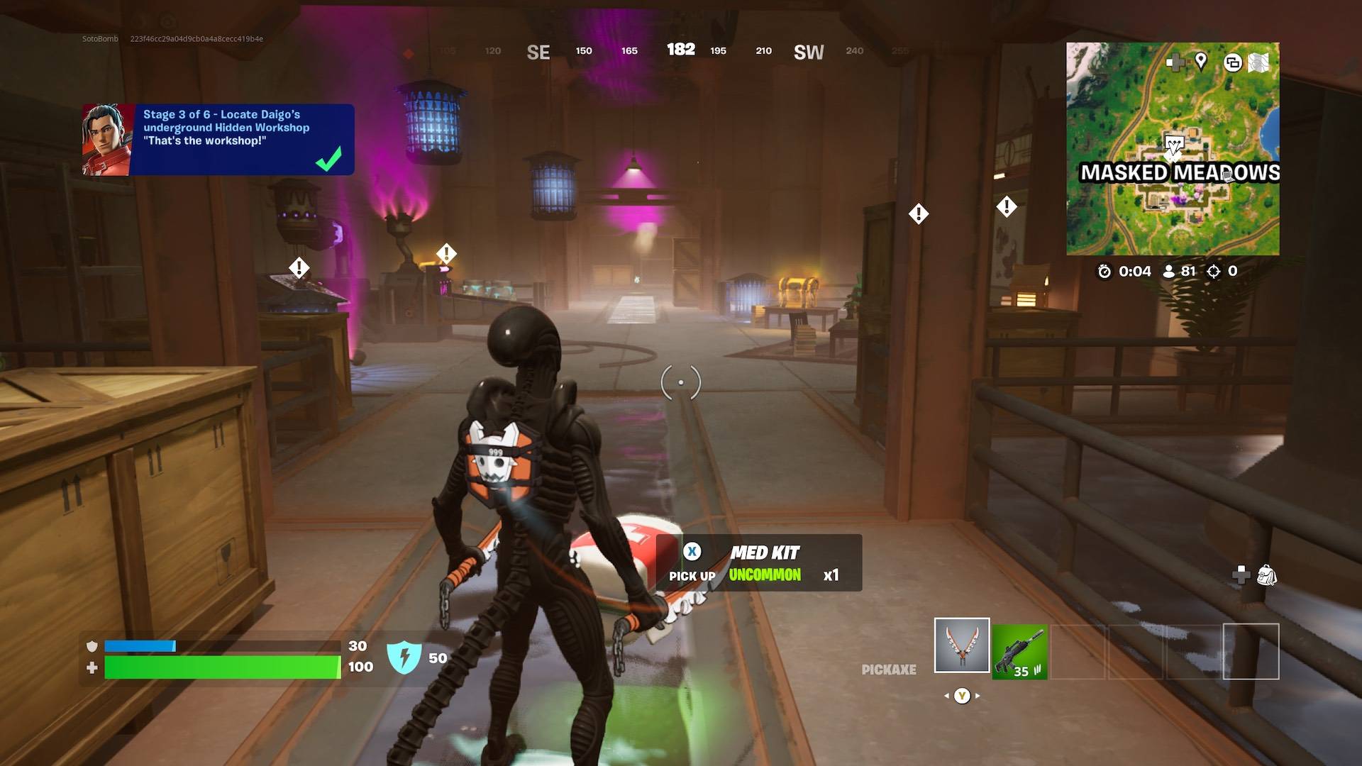 How To Locate Daigo’s Underground Hidden Workshop in Fortnite