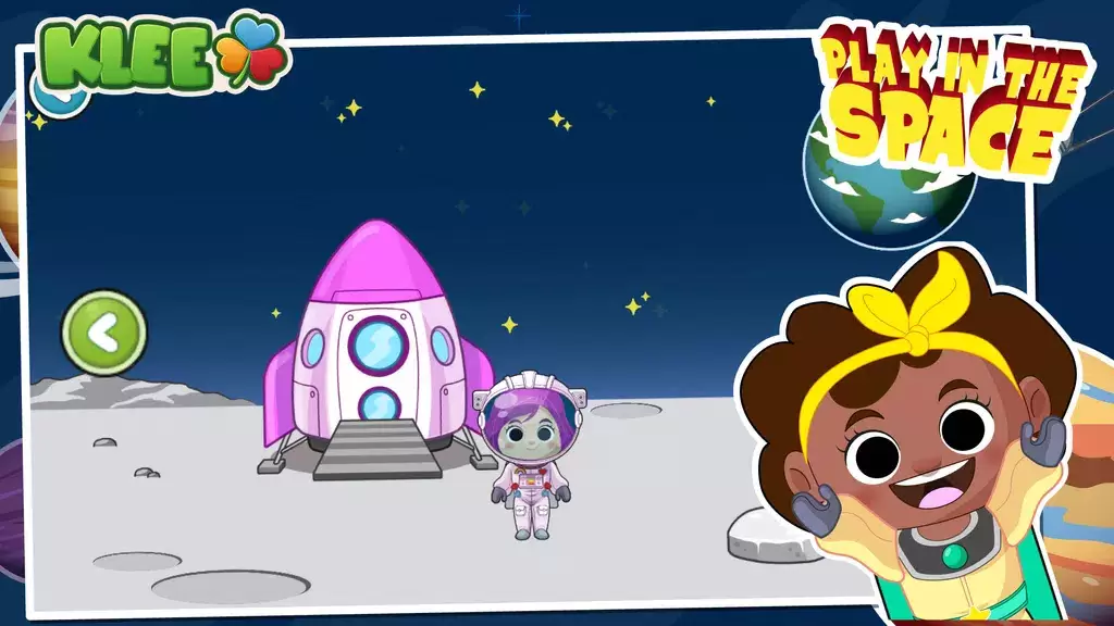 Play city SPACE Game for kids Скриншот 2