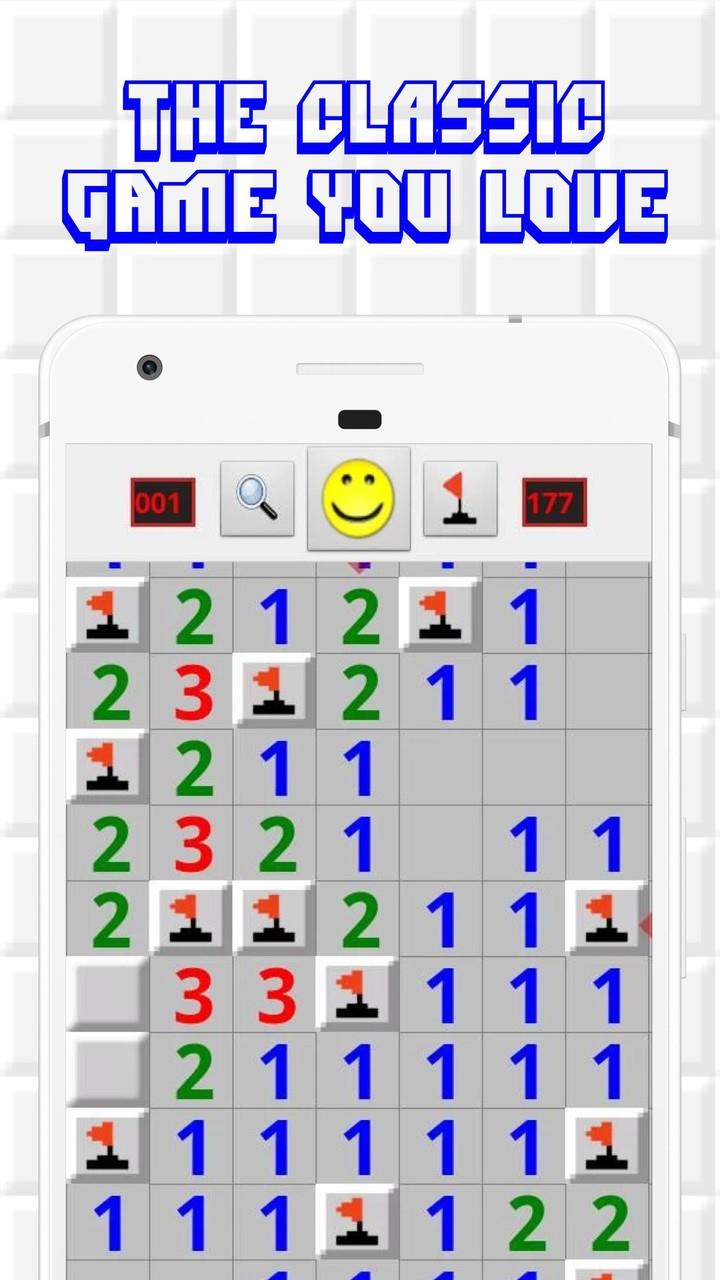 Minesweeper for Android ဖန်သားပြင်ဓာတ်ပုံ 0