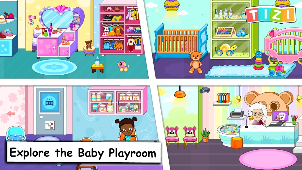 My Tizi Town Daycare Baby Game Captura de tela 1