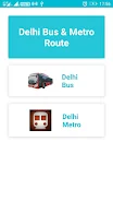 Delhi Bus & Delhi Metro Route Captura de tela 0