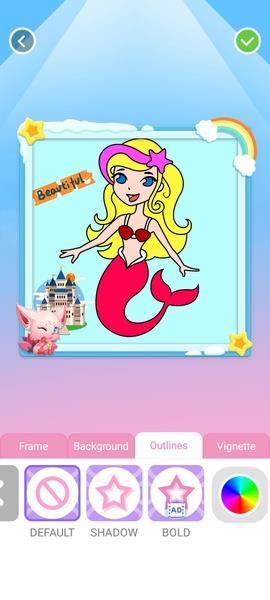 Mermaids Coloring ဖန်သားပြင်ဓာတ်ပုံ 1