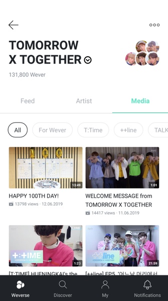 weverse Captura de pantalla 3