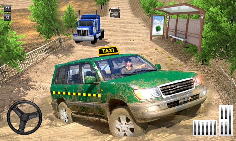 Offroad Mountain Car Simulator: Taxi Driving 2021 Ảnh chụp màn hình 0