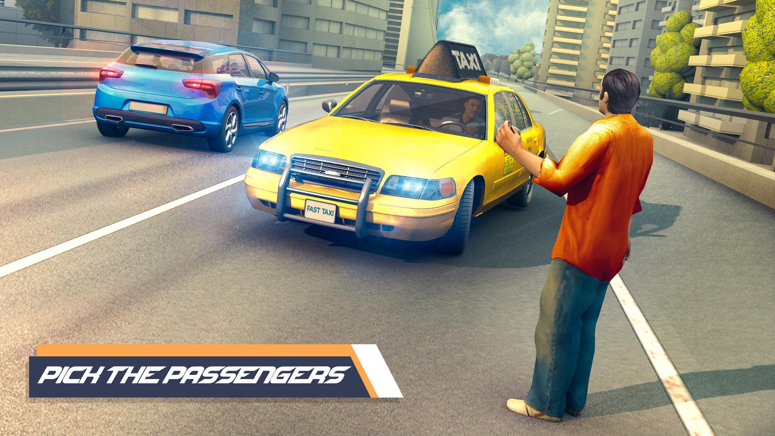 US City Taxi Games - Car Games ภาพหน้าจอ 0