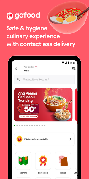 Gojek - Transportasi & Makanan Captura de pantalla 2