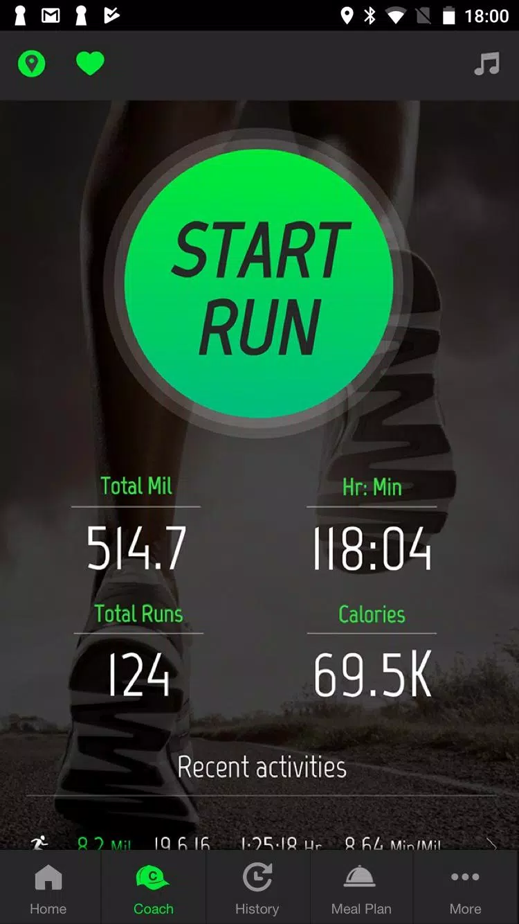 Running Distance Tracker + Captura de tela 0