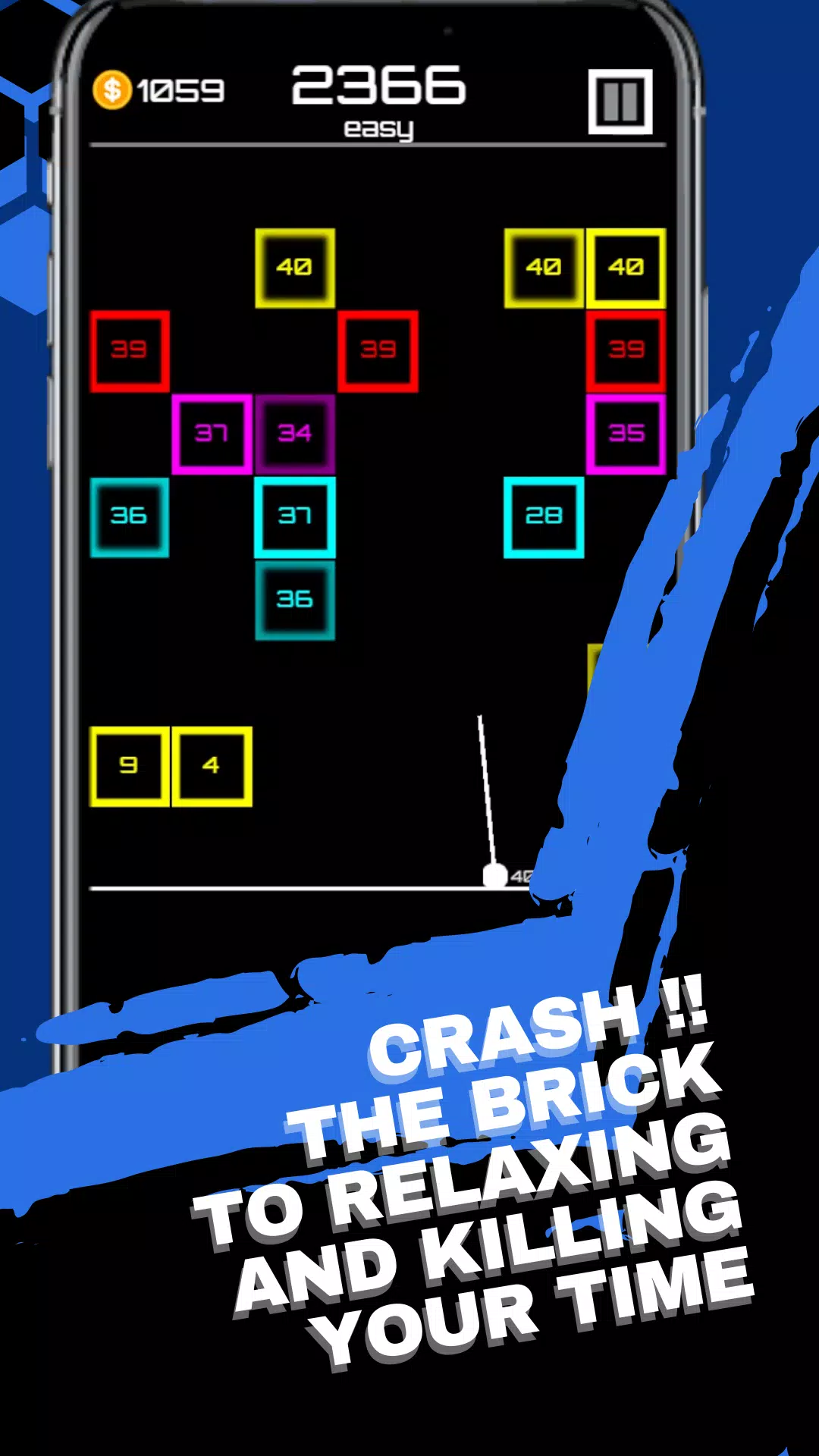 Brick Breaker Crash Скриншот 0