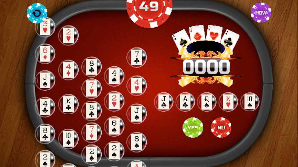 Bubble Pop Poker Captura de pantalla 1