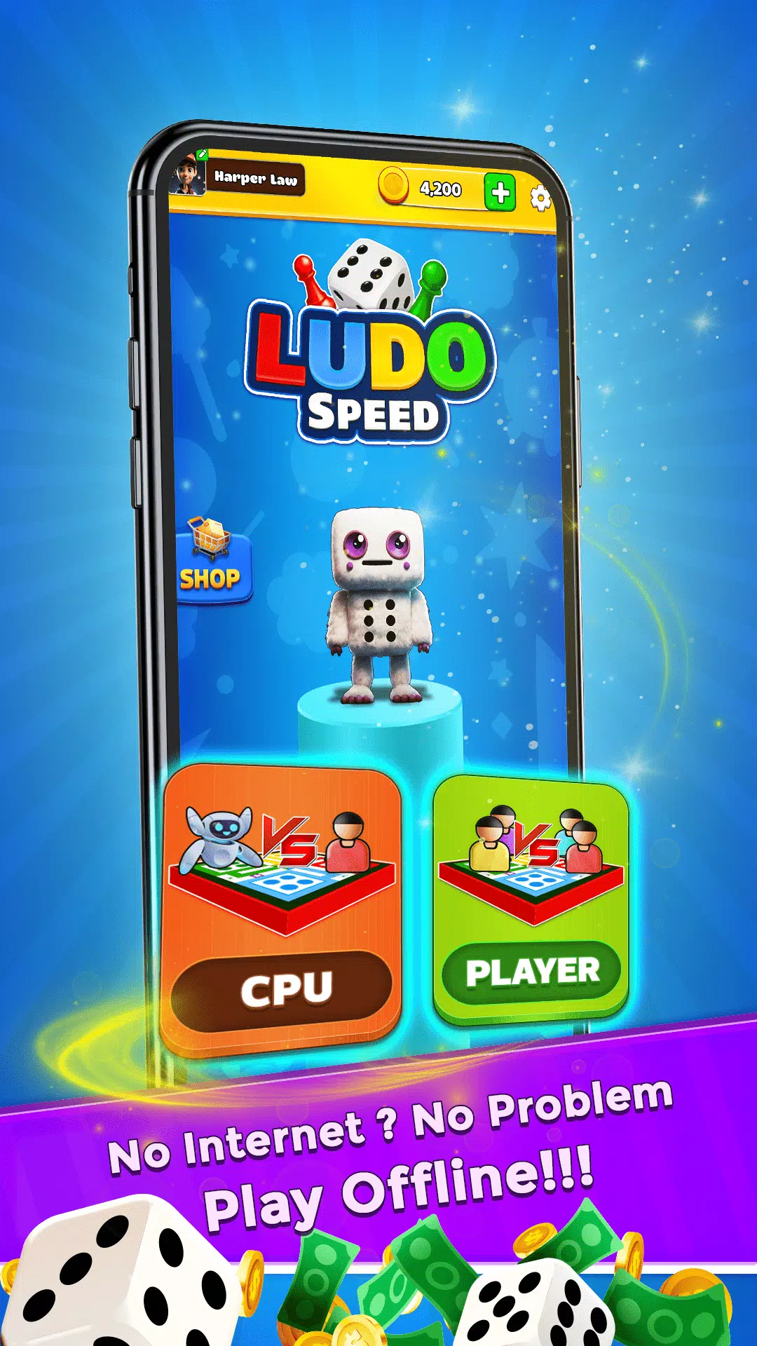 Ludo Speed - Dice Game Fun! Captura de tela 2