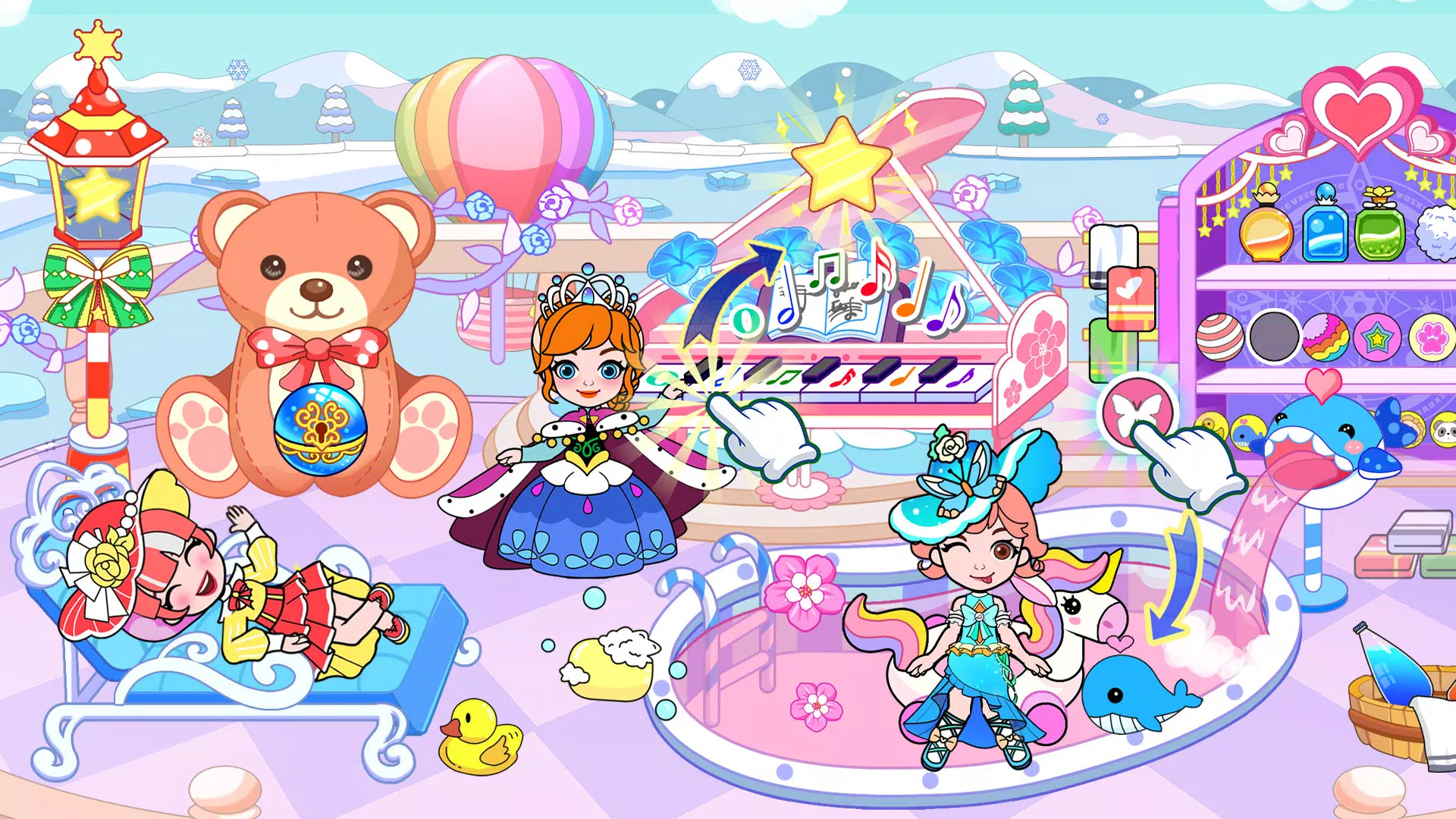 Ice Princess World Castle Life Tangkapan skrin 3