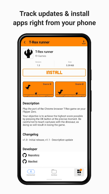 Flipper Mobile App Zrzut ekranu 2