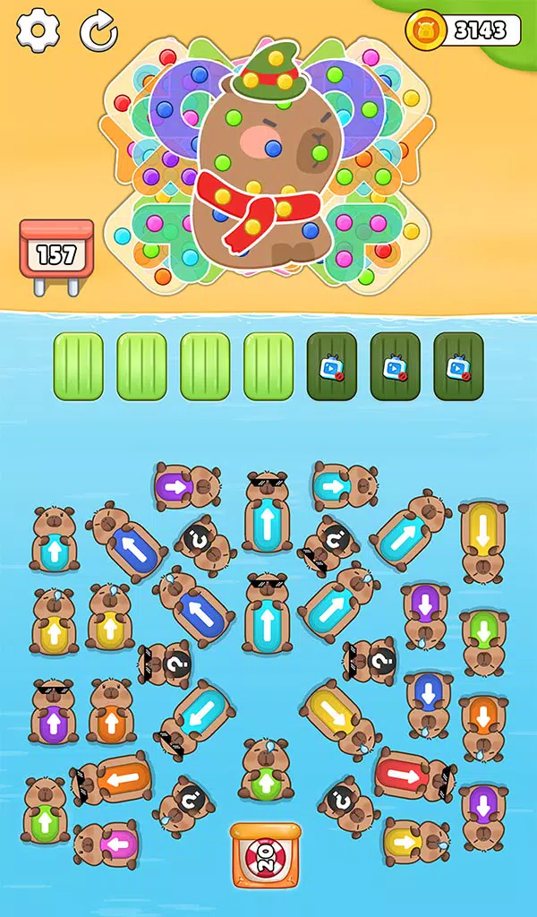 Capybara Mania: Jam Escape Screenshot 2