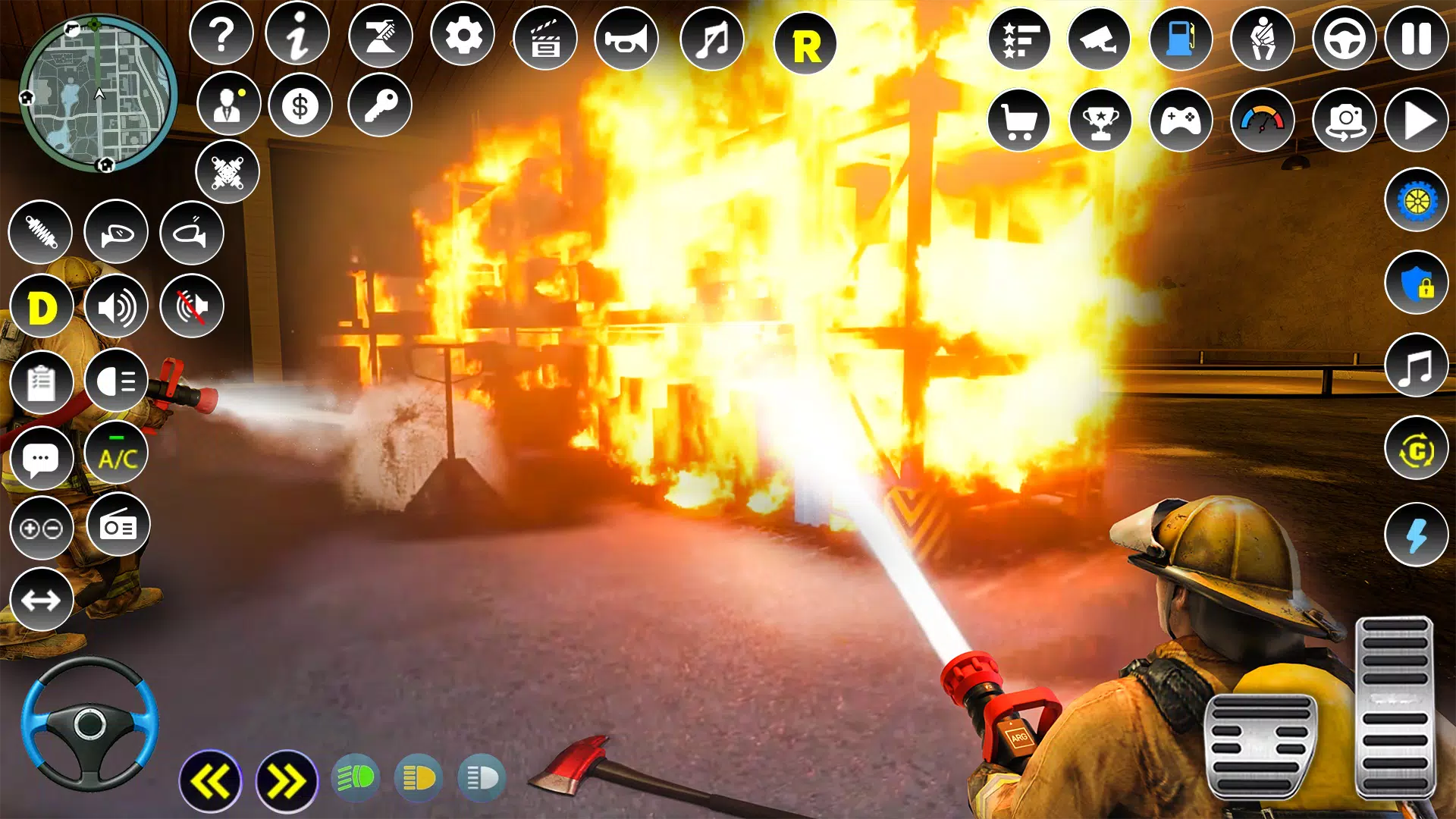 Firefighter :Fire Brigade Game স্ক্রিনশট 1