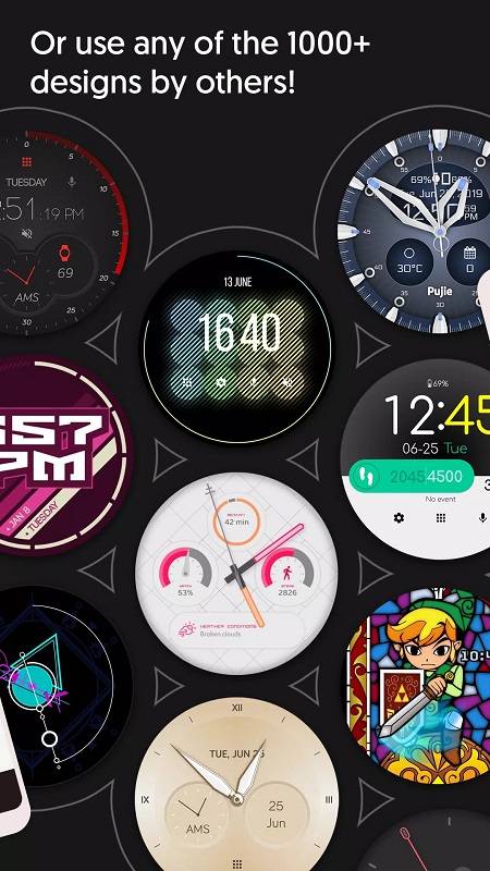 Watch Faces - Pujie - Premium应用截图第1张