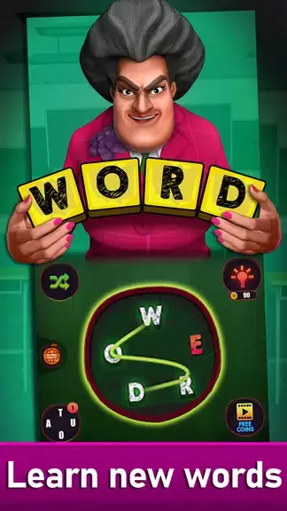 Scary Teacher : Word Games Tangkapan skrin 2