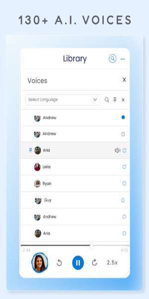 NaturalReader - Text to Speech स्क्रीनशॉट 1